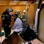 Mülltonnenbrand in Groß St. Florian