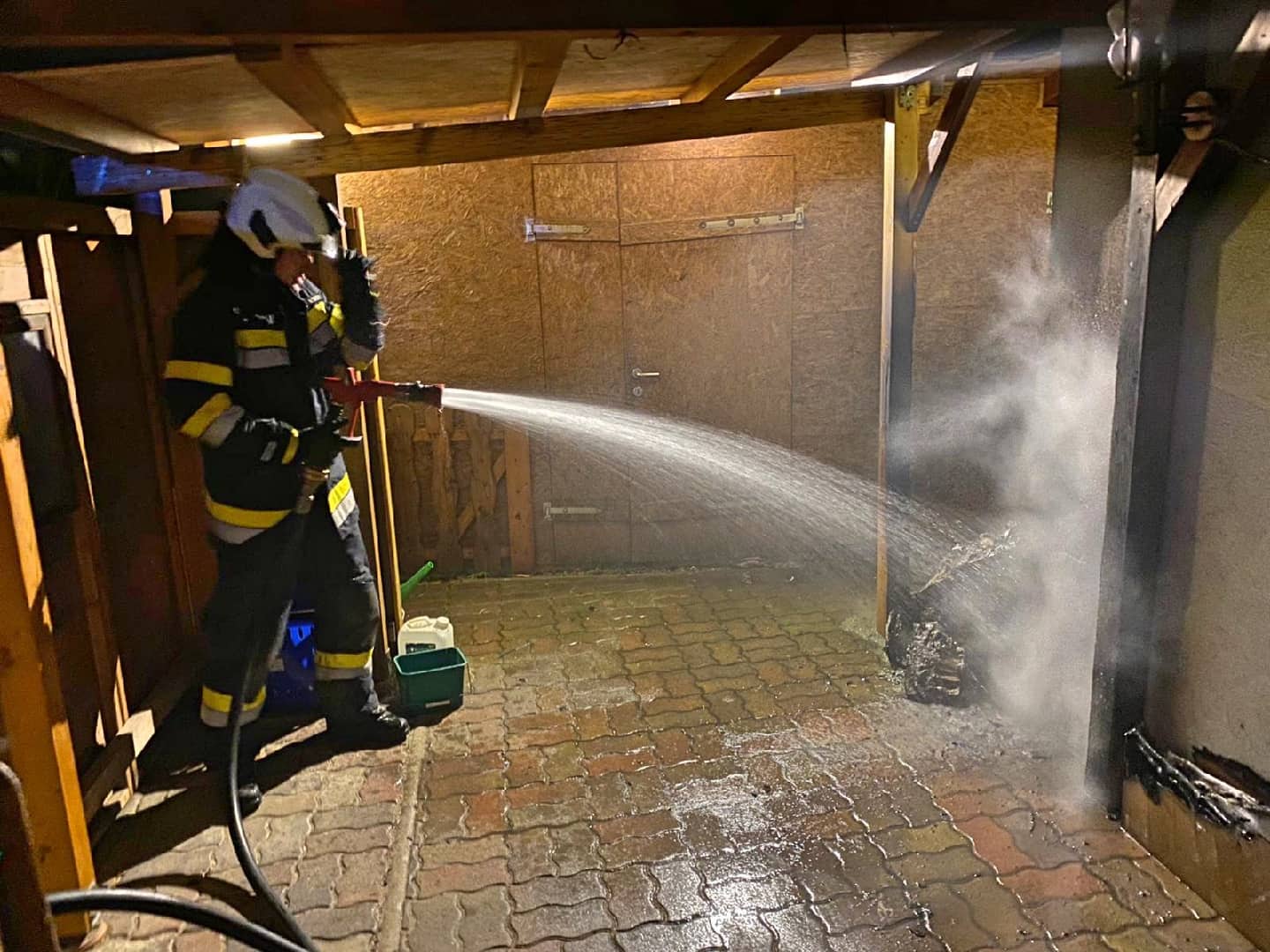 BFV Deutschlandsberg: Mülltonnenbrand in Groß St. Florian