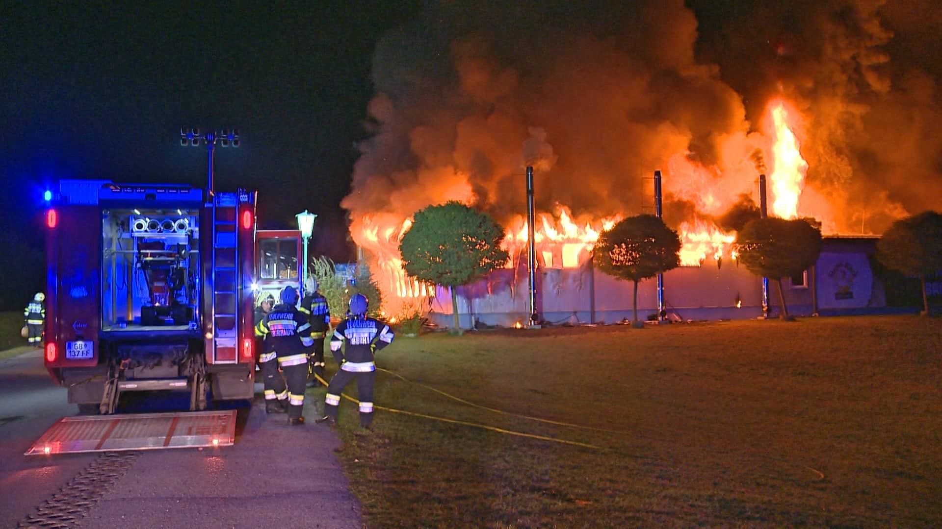 BFV Liezen: Industriebrand in Haus im Ennstal