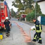 Auftragen von Bindemittel