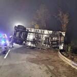 FF Andorf: LKW Bergung auf der B137