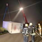 LKW Bergung auf der B137