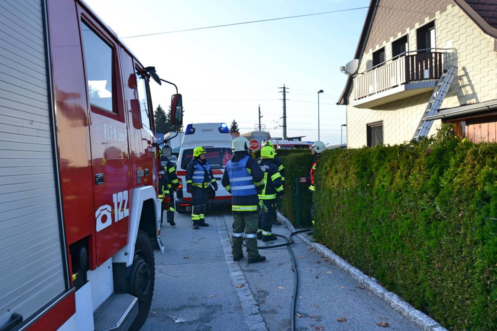 FF Andorf: Bewusstlose Person bei Küchenbrand