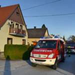 Bewusstlose Person bei Küchenbrand