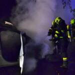 FF Kobenz: Fahrzeugbrand auf der Landesstraße