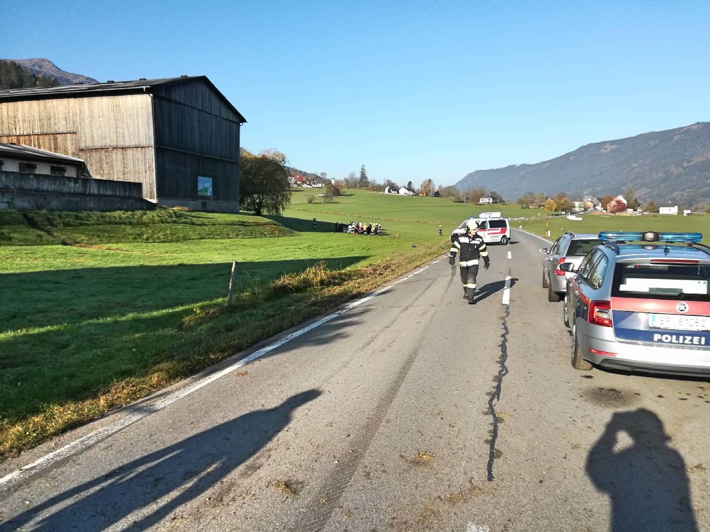 BFV Liezen: Schwerer Verkehrsunfall auf der B113