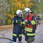 Feuerwehrunterabschnittsübung in Hoheneich