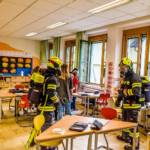 Räumungsübung in der Volksschule