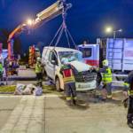 Menschenrettung nach Verkehrsunfall auf der S5