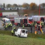 Verkehrsunfall auf der A23