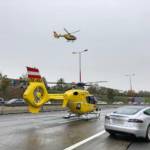 Verkehrsunfall auf der A23