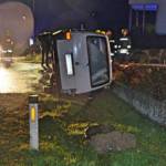 Unfall mit Kleintransporter in Heinreichs (Gemeinde Vitis)