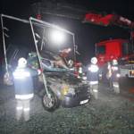 Verletzter PKW-Lenker war nach Unfall in seinem Fahrzeug eingeklemmt