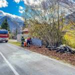 Fahrzeugseitenlage nach Verkehrsunfall