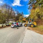 Fahrzeugseitenlage nach Verkehrsunfall