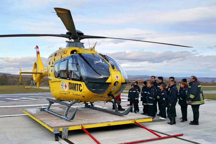 FF Klosterneuburg: Feuerwehrjugend besucht Christophorus 2 Stützpunkt