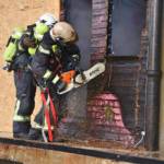 Brand in Nordbahnhalle: Großeinsatz für Berufsfeuerwehr Wien