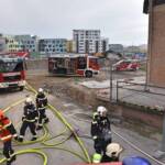 Brand in Nordbahnhalle: Großeinsatz für Berufsfeuerwehr Wien