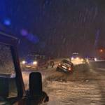 Erste Verkehrsunfälle auf Schneefahrbahnen im Bezirk Liezen - Unterburg