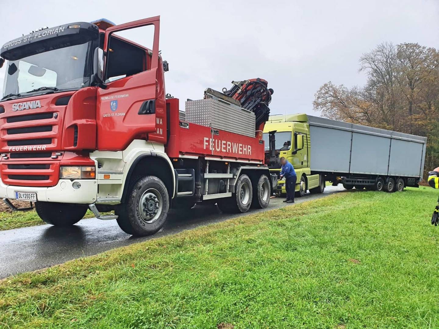 BFV Deutschlandsberg: Fahrzeugbergungen im Gemeindegebiet Groß St. Florian