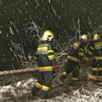 Sieben nächtliche Schneeeinsätze; Stein an der Enns / Sölkpaßlandesstraße L704