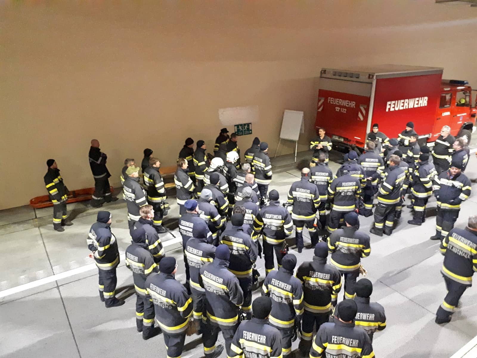 BFV Leoben: Übungsschwerpunkt – Brand im Gleinalmtunnel