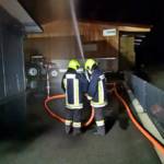 Feuerwehrübung in einer Brauerei in Krumbach