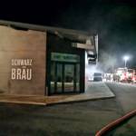 Feuerwehrübung in einer Brauerei in Krumbach