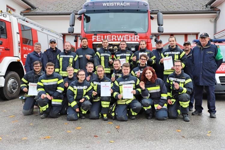 FF Weistrach: Ausbildungsprüfung in Bronze, Silber und Gold