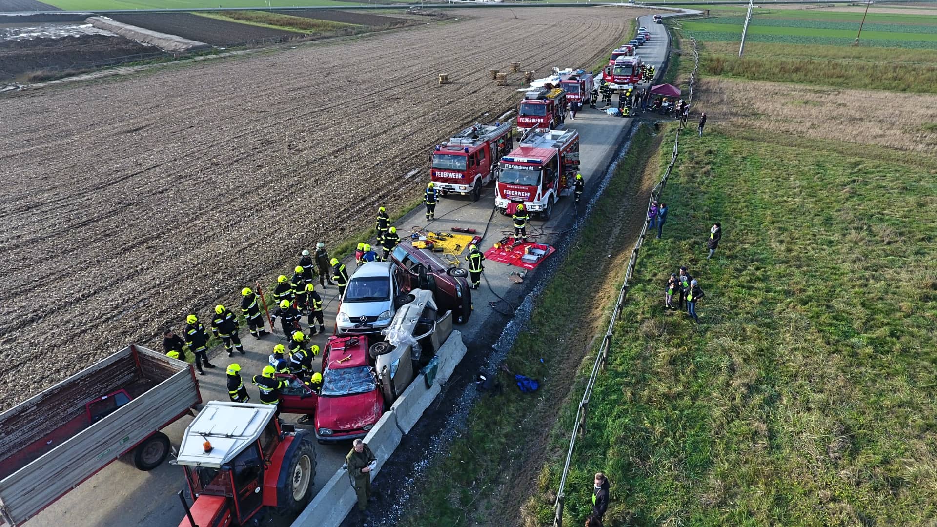 BFKDO Jennersdorf: Abschnittsfeuerwehrübung des Abschnitts 5