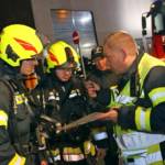 Schwerpunktübung der Feuerwehren auf der S10