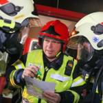 Schwerpunktübung der Feuerwehren auf der S10