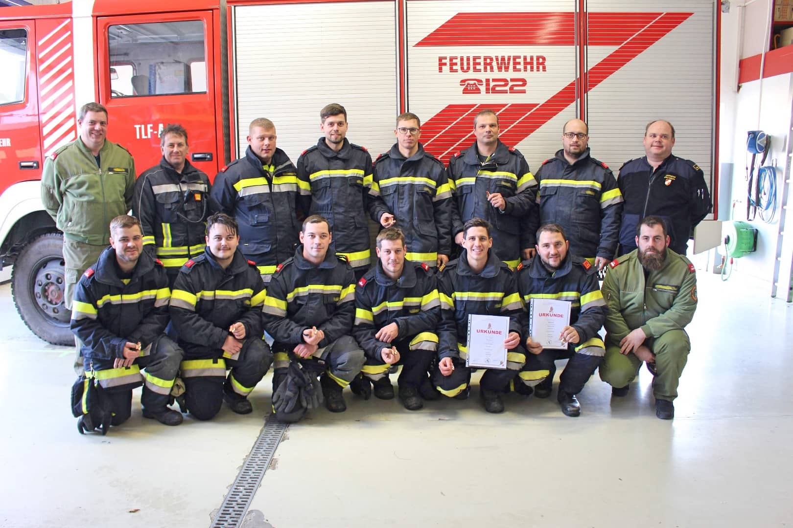 FF Weinsteig: Ausbildungsprüfung Löscheinsatz