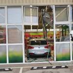 FF Brunn am Gebirge: PKW-Lenkerin kracht in Tierhandlung