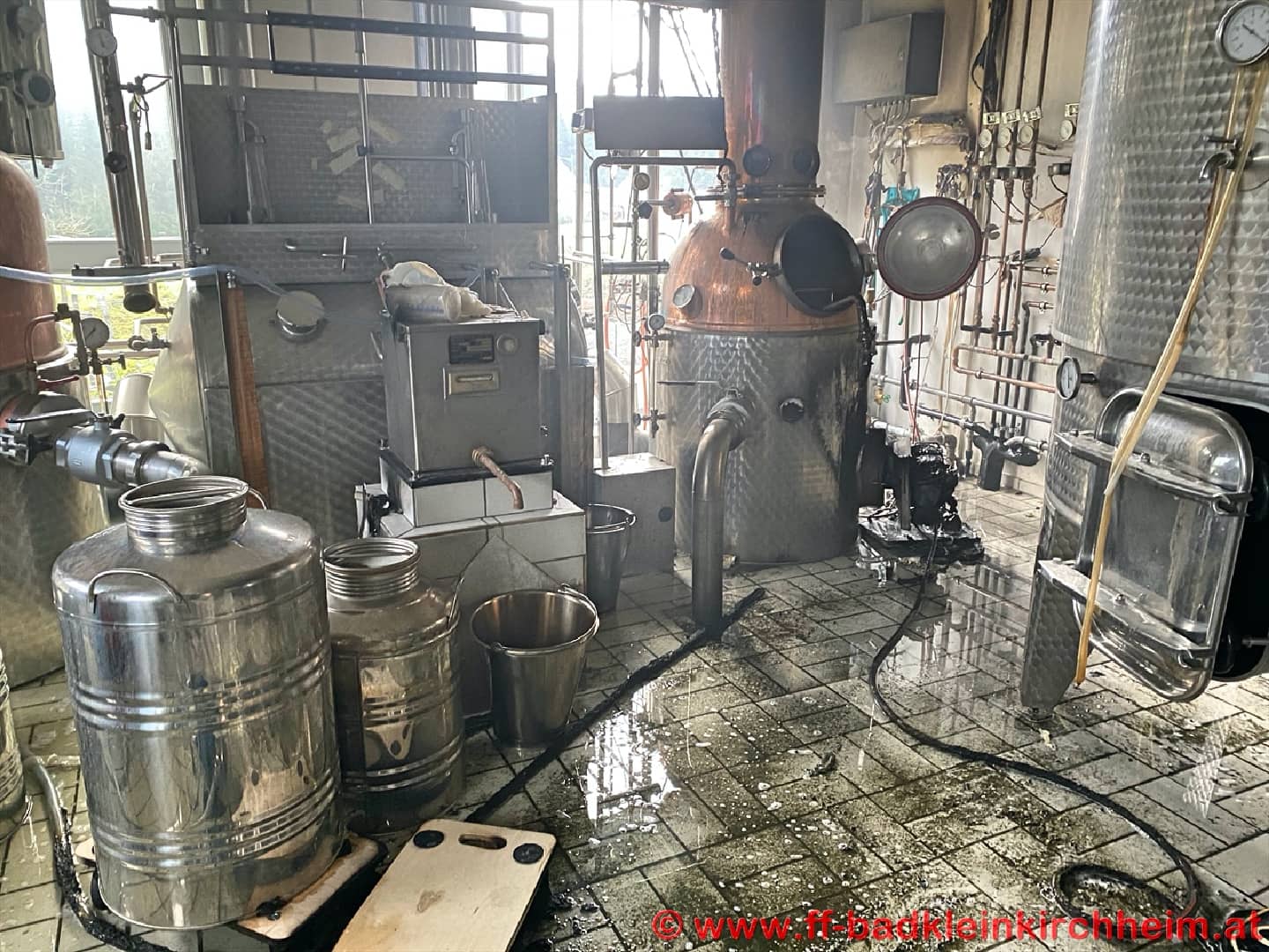 AFK Millstatt – Radenthein: Brand einer Destillerie