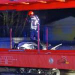 Zug gegen PKW beim Bahnübergang Pottschach