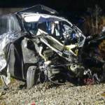 Zug gegen PKW beim Bahnübergang Pottschach