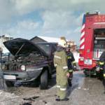 PKW beim Abschleppen ausgebrannt