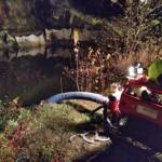 Hangrutsch in Millstatt – 1000m³ Wasser mussten aus Baugrube gepumpt werden