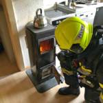 Rauchentwicklung in Mietshaus, Holzofen defekt