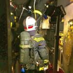 Ausgedehnter Küchenbrand