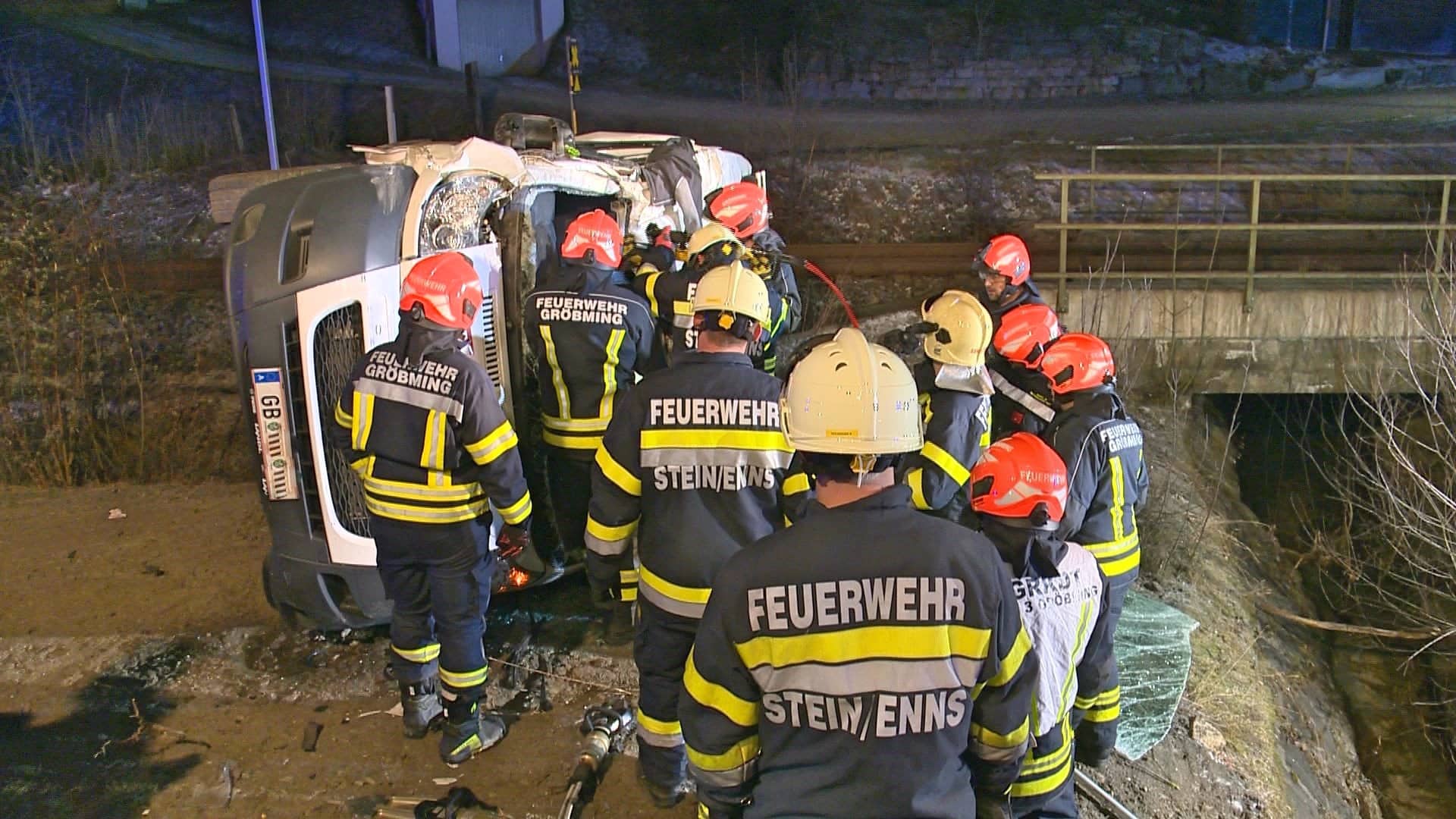 BFV Liezen: Schwerer Verkehrsunfall bei Moosheim