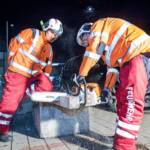 FF Wiener Neudorf: Feuerwehr übt mit Schneid- und Trenngeräten