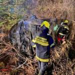 Verkehrsunfall mit eingeklemmter Person