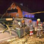 Sturmschaden - Baum in Stromleitung