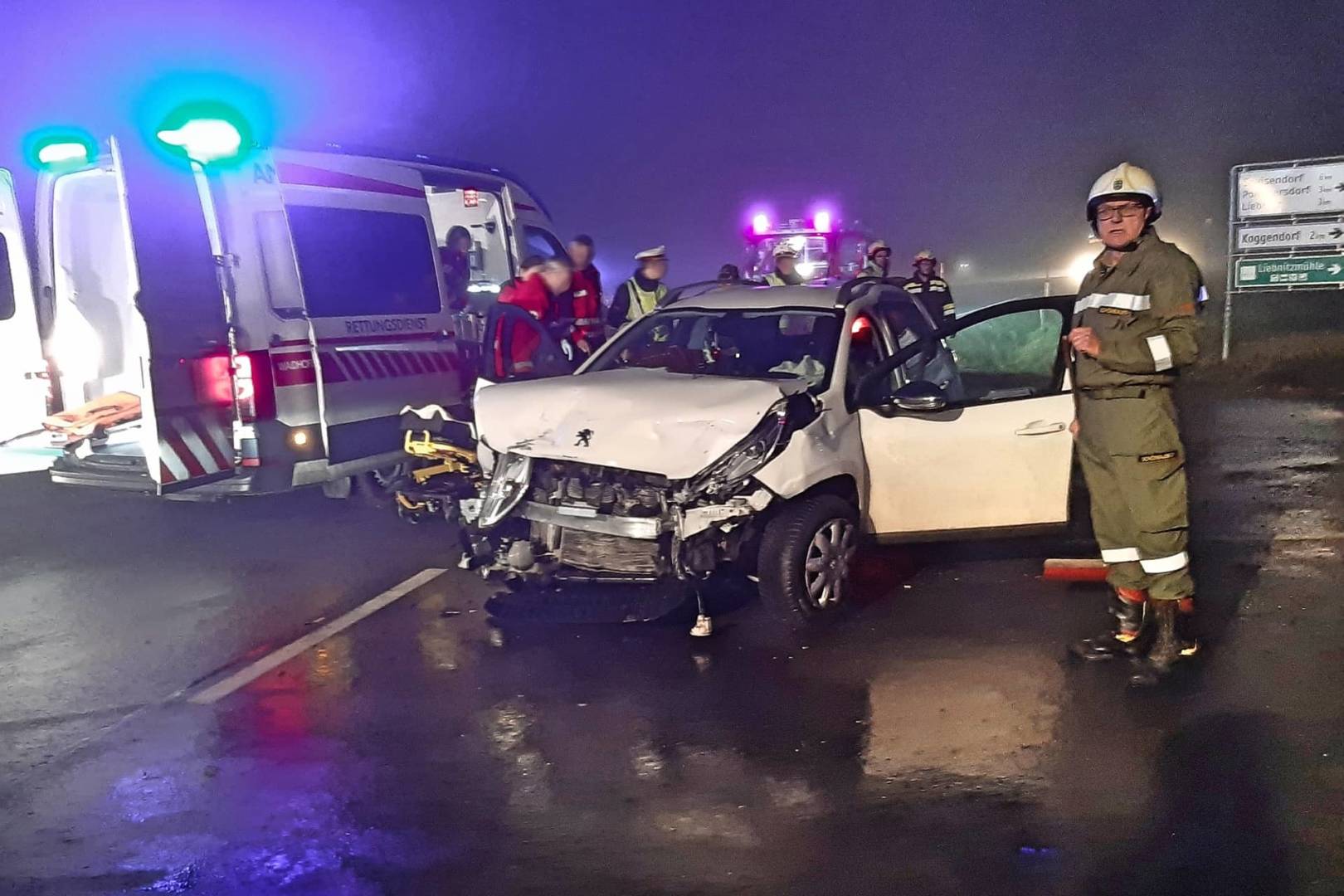 BFK Waidhofen/Thaya: Schwere Verkehrsunfälle am Dienstag