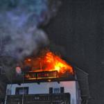 Balkon-, Fassadenbrand am Sonnenhofweg