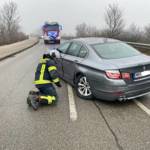 Verkehrsunfall auf der B60