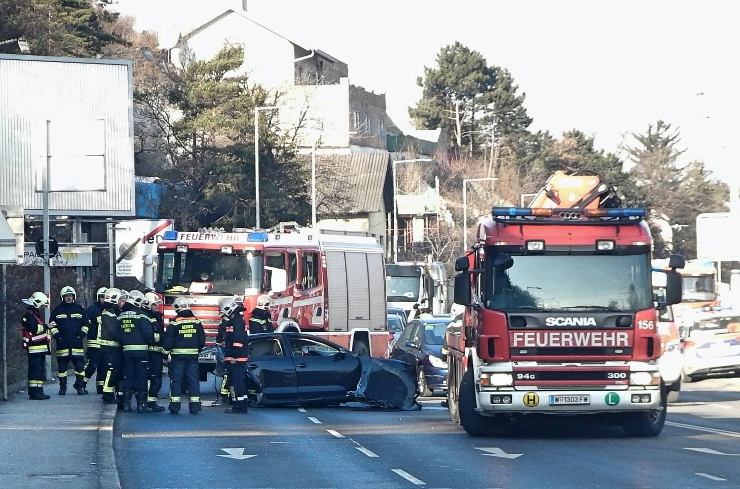 BF Wien: Verkehrsunfall in Wien-Döbling