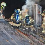 Stadtfeuerwehr Kitzbühel: Schwelbrand am Dach